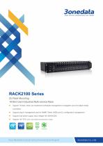 3onedata | RACK2100 | 18 slots Industrial Multi-Service Chassis Platform