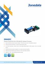 3onedata | SW485C | Industrial-grade RS-232 to RS-485/422 Converter