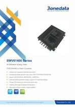 3onedata | SWV61400 | 4-Channel TVI/CVI/AHD Video to Fiber Converter