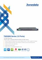 3onedata | TNS5800 Series (Non-PoE) |EN 50155 12-port Gigabit M12 Layer 3 Industrial Ethernet Switch