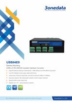 3onedata | USB8485I | USB to 8-port RS-485/422 Converter
