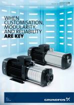 GRUNDFOS CM, Horizontal multi-stage pumps up to 7.5 kW