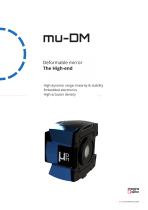 mu-DM Deformable Mirror Datasheet