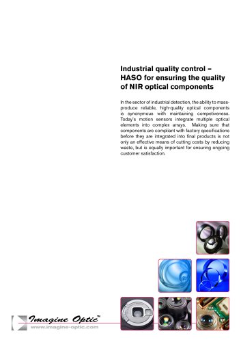 NIR optics characterization