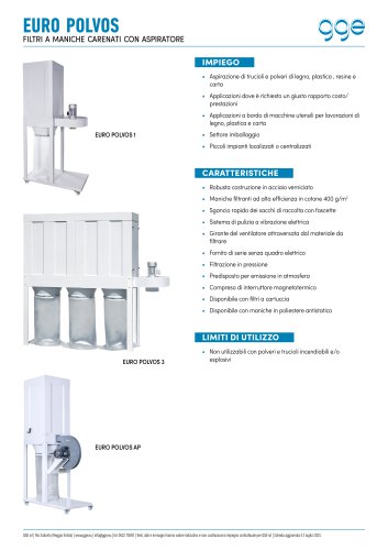 EURO POLVOS - scheda tecnica GGE