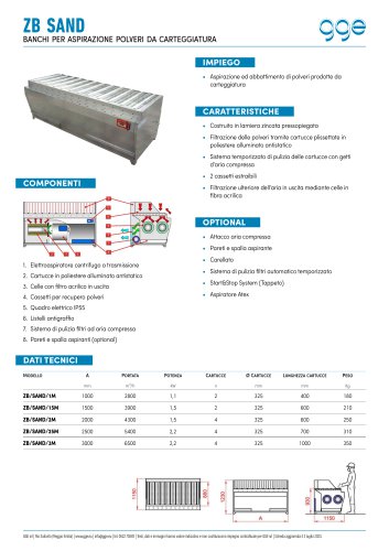 ZB SAND - scheda tecnica GGE