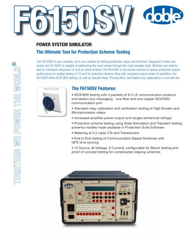 F6150SV Power System Simulator