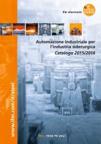 Automazione industriale per l’industria siderurgica Catalogo 2015/2016 - 1