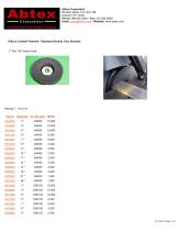 Silicon Carbide Filament - Standard Density, Disc Brushes