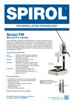 Model PM - Manual Pin Inserter