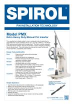 Model PMX - Extra Heavy Duty Manual Pin Inserter