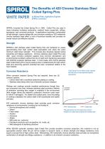 The Benefits of 420 Chrome Stainless Steel Coiled Spring Pins