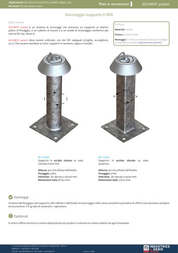 SECURIFIX® potelet H400