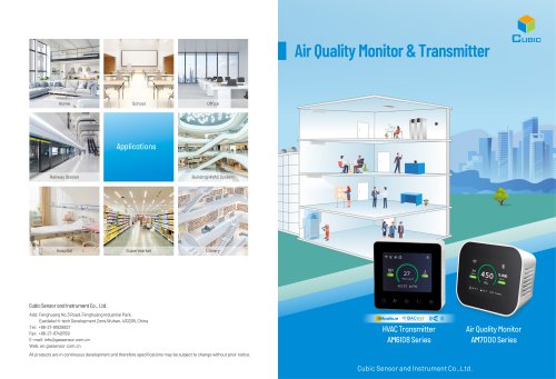 Cubic-Air Quality Monitor and IAQ Transmitter