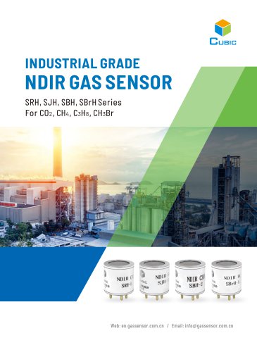 Cubic Industrial Grade NDIR Gas Sensor