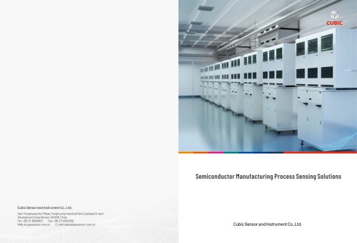 Cubic Semiconductor Manufacturing Process Sensing Solutions Brochure