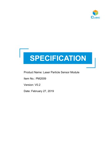 PM2009 Laser Particle Sensor Module