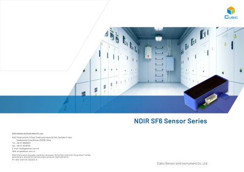 SF6 Gas Leakage Monitoring Sensor SF6-015