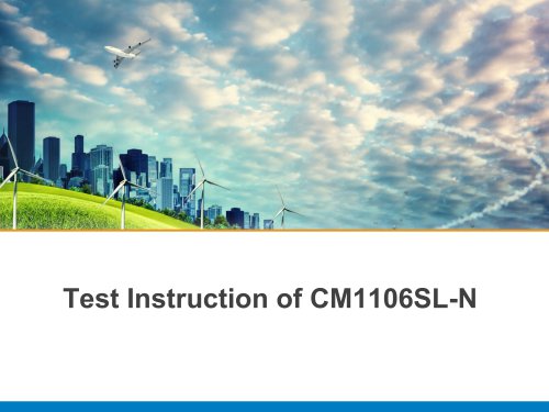 Test Instruction of CM1106SL-N