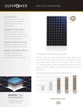 SunPower E20 Series Solar Panels