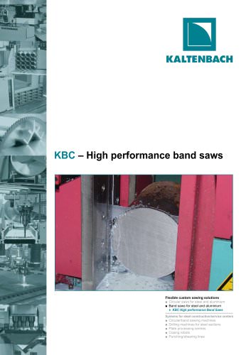 KBC 280 NA - Fully automatic double column guided high performance production band sawing machine