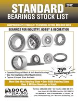 Boca Bearings - 2012-Standard-bearing-stocklist