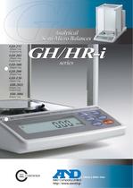 Analytical Semi-Micro Balances/GH Series