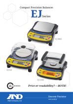 EJ Series of Compact Precision Balances