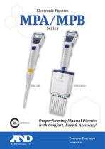 MPA/MPB series of electronic pipettes