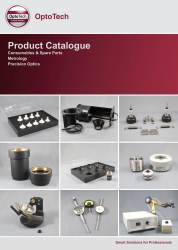 Catalogue Consumables Metrology