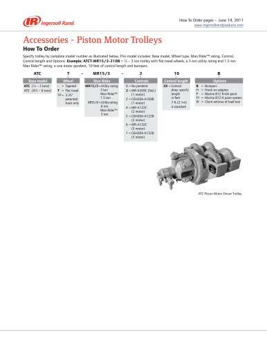 Accessories - Piston Motor Trolleys