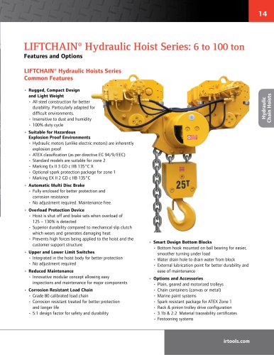 LIFTCHAIN® Hydraulic Hoist