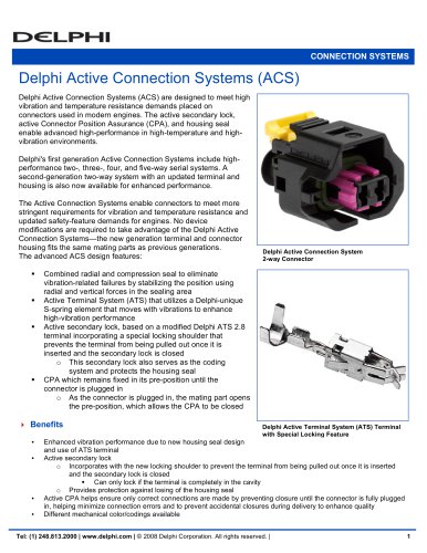 Delphi Active Connection Systems