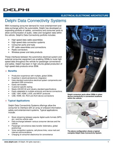 Delphi Data Connectivity Systems