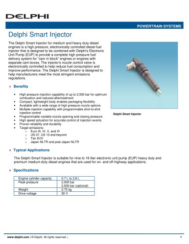 Delphi Smart Injector