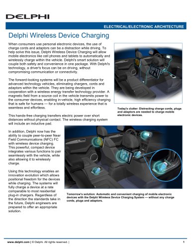 Delphi Wireless Device Charging