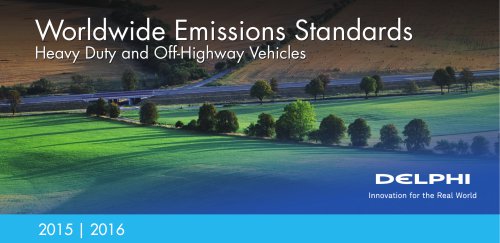 worldwide emission standard (heavy duty and off-highway vehicle