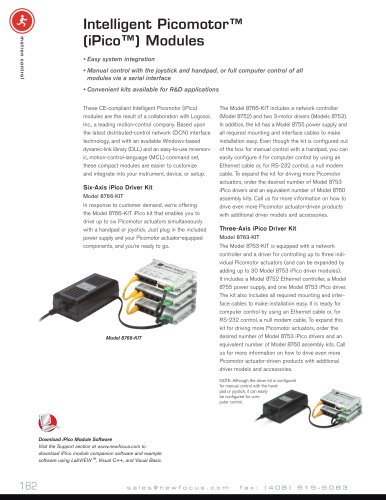 Intelligent Picomotor™ (iPico) Control Modules