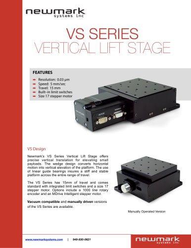 VS-15 Series Vertical Lift Stage