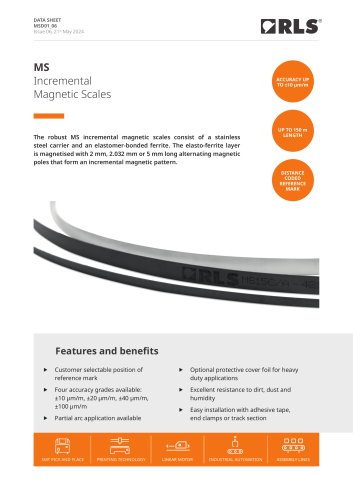 MS Incremental Magnetic Scales