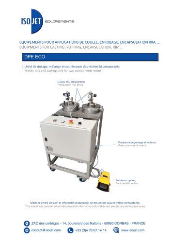 Machine dosage ECO