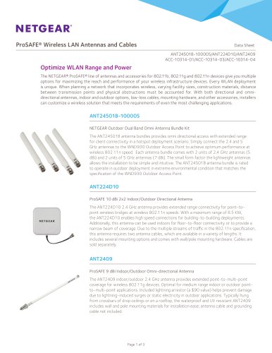 ANT24501B NETGEAR Outdoor Dual Band Omni Antenna Bundle Kit