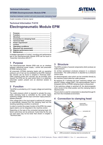 TI-E10 Electropneumatic Module EPM