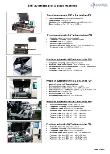 SMT automatic pick & place machines