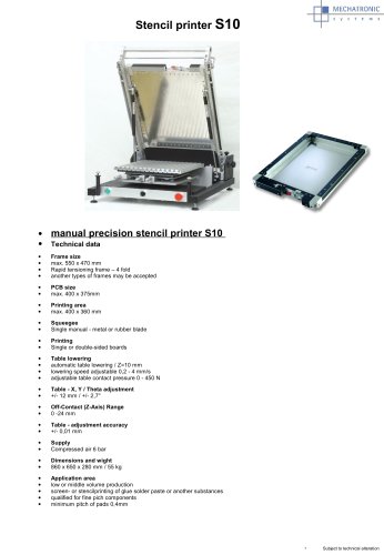 stencil printers S10