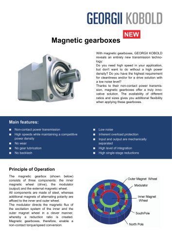 KOMPASS Magnetically-geared Motors