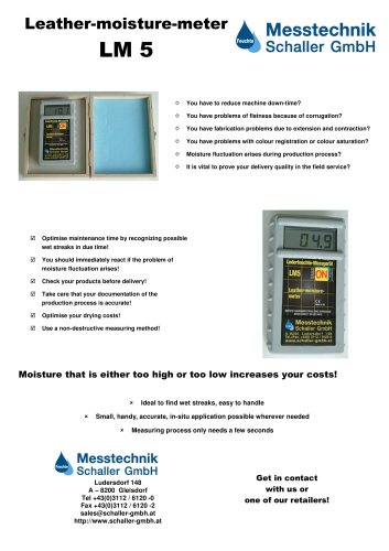 LM5 Leather-moisture-meter