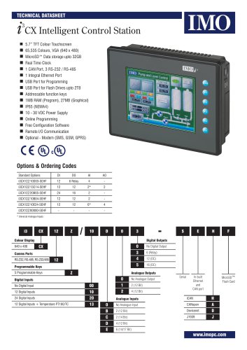 i 3 CX Intelligent Control Station