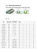 Chinabase?CKGV guides with metallic profile for single roller chains?Guides for roller chains