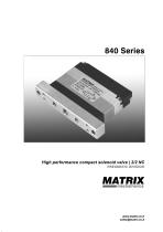 840 Series High Performance compact solenoid valve